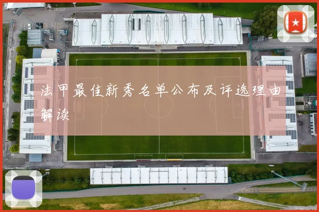 法甲最佳新秀名单公布及评选理由解读